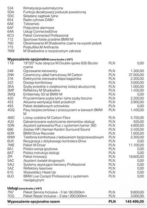 BMW M3 cena 405900 przebieg: 52000, rok produkcji 2022 z Kraśnik małe 232